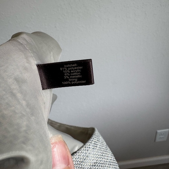 The Limited Gray Gold Metallic Pencil Skirt Womens 0 Academia Career - Picture 5 of 5